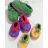 Fiber Trends - Pattern - CH32 Crocheted Felt Slippers