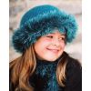 Fiber Trends - Pattern - CH40 Girl Talk felt hat with "fur" brim