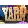 Handcrafted Wooden Stand-up Puzzle - "YARN" - Red Oak