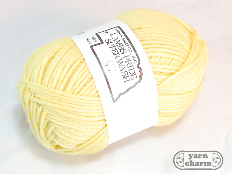 Lamb's Pride Superwash Worsted Yarn - SW125 Lemon Ice - Click Image to Close