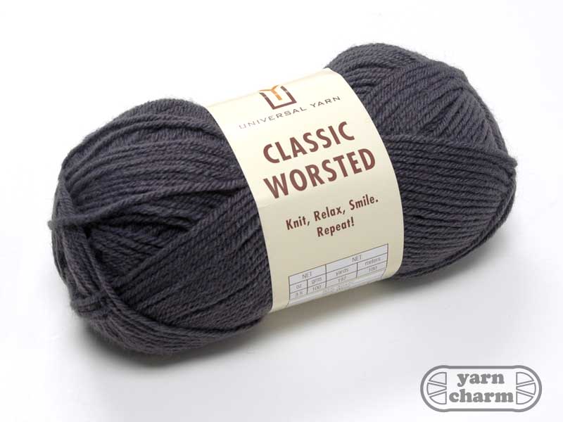 Universal Classic Worsted - 7075 Pewter - Click Image to Close