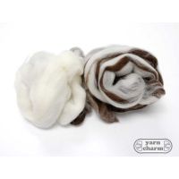 Mill-End Wool Top Roving, Mixed (Oz.)